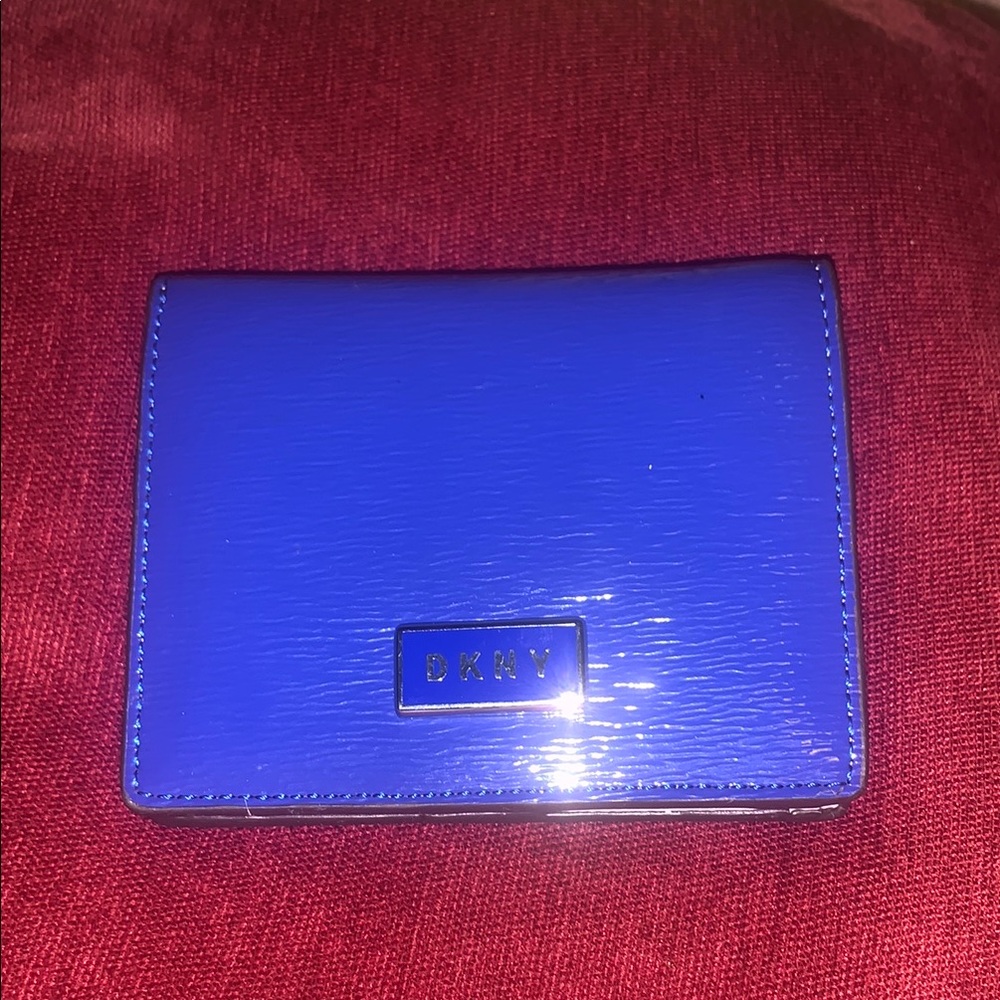 DKNY Blue Card Holder